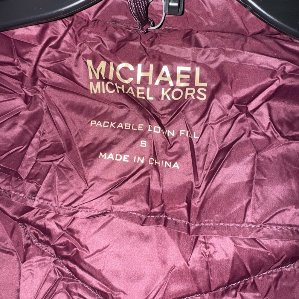 Michael Kors Eggplant Quilted Jacket - Picture 8 of 9